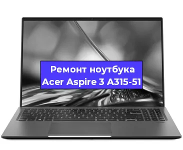 Замена тачпада на ноутбуке Acer Aspire 3 A315-51 в Воронеже